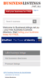 Mobile Screenshot of businesslistings.net.au